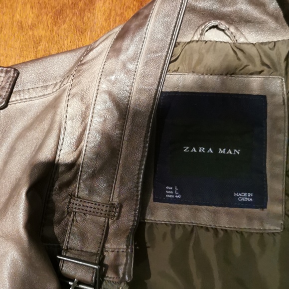 Zara Men's Biker Style Jacket - Picture 2 of 2